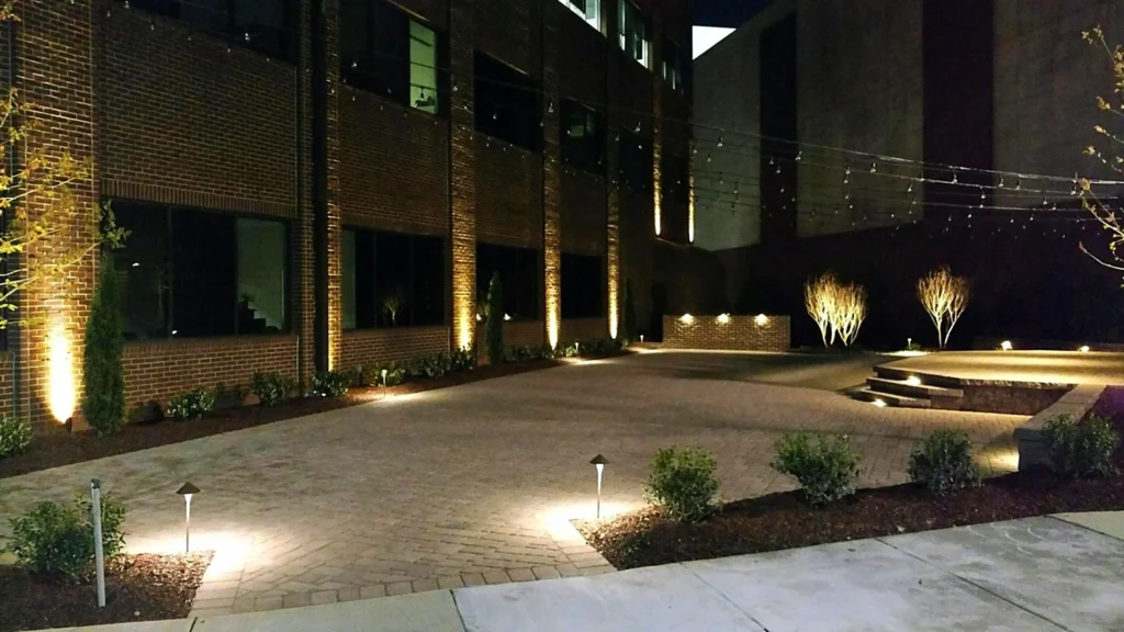 commercial landscape lighting in wilmington nc